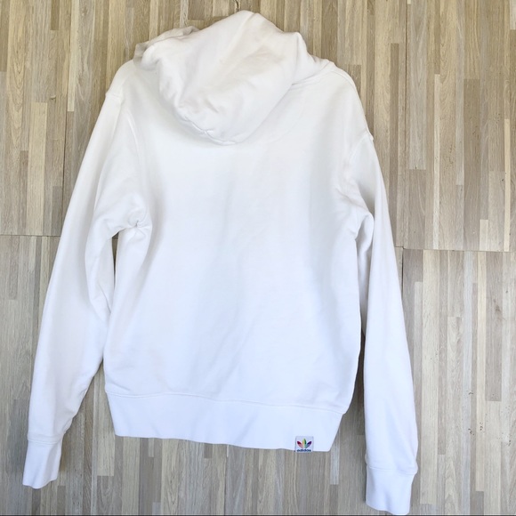 pride trefoil outline hoodie